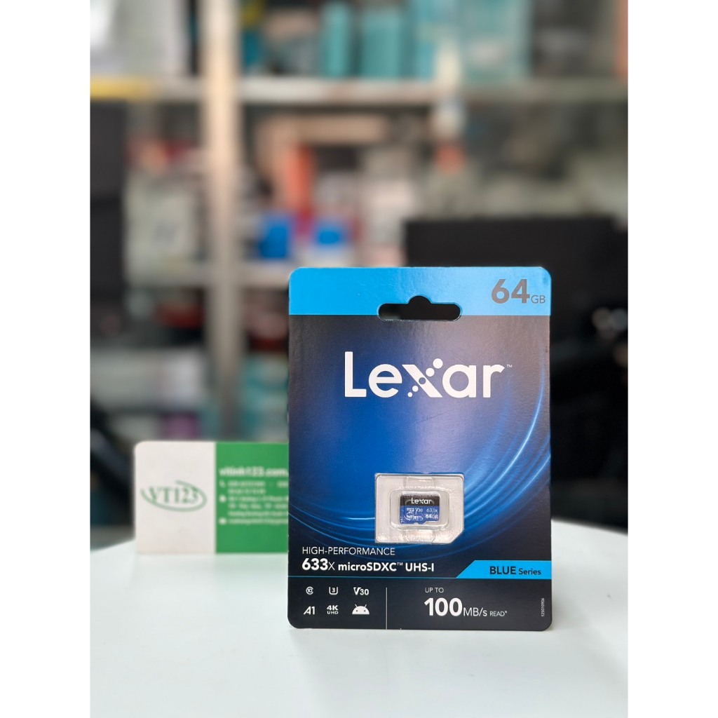 Thẻ nhớ Micro SD 32G Lexar (LMS0633032G-BNNNG) ;64GB Lexar (LMS0633064G-BNNNG)