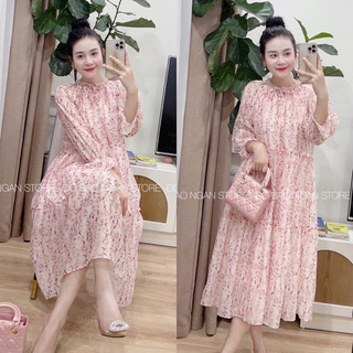 Váy tơ lụa mềm mịn cao cấp lên dáng siêu sang nhẹ nhàng hai lớp