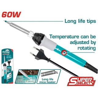 60w mỏ hàn chì đầu thẳng nhọn total tet160831
