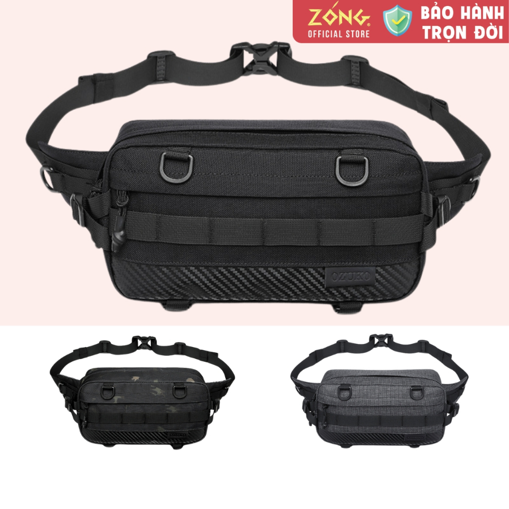 Túi đeo chéo, đeo bụng đi du lịch – OZUKO 9676 (3 màu)