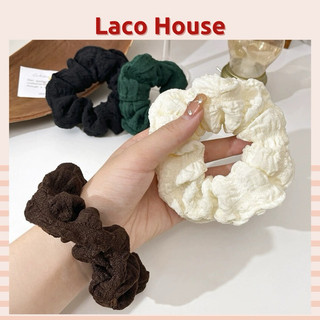 Dây buộc tóc nữ vải trơn ⋆｡ ﾟ☾ ﾟ｡⋆ scrunchies trơn basic j167