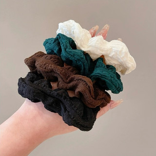 Dây buộc tóc nữ vải trơn ⋆｡ ﾟ☾ ﾟ｡⋆ Scrunchies trơn basic J167