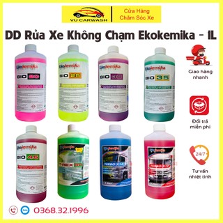 Dung Dịch Rửa Xe Không Chạm, Nước Rửa Xe Ekokemika Bio 1L SIÊU BÓNG, SIÊU SẠCH ,TẶNG KHĂN LAU ĐA NĂNG