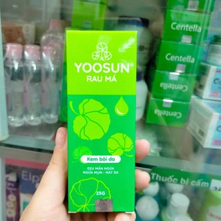 Yoosun Rau má 25g ngừa rôm sảy, mẩn ngứa, hăm tã, muỗi đốt cho bé, kem ngừa sẹo mụn giảm thâm từ thảo dược