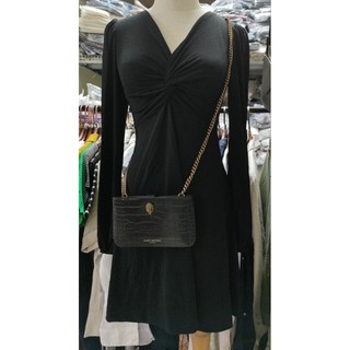 (Sale) Đầm đen tay dài Mng0 dư xịn