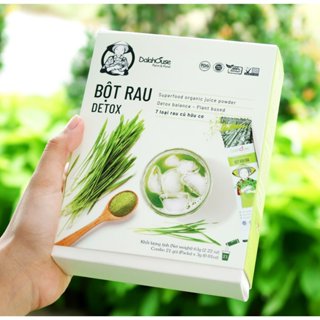  Bột rau detox 7 vị cần tây diếp cá cải xoăn lúa mì bó xôi củ dền rau má Dalahouse 21 gói 