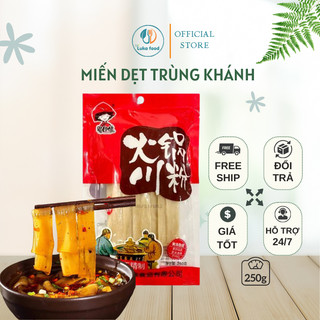 Miến dẹt khoai lang Trùng Khánh ăn lẩu 250g