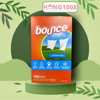 GIẤY THƠM BOUNCE 160 TỜ Mẫu Mới - Giúp thơm quần áo shop Hong1008