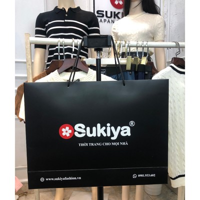 Túi Sách Đồ Thời Trang Thương Hiệu SUKIYA Chất Giấy 300C Dày Dặn Sang trọng