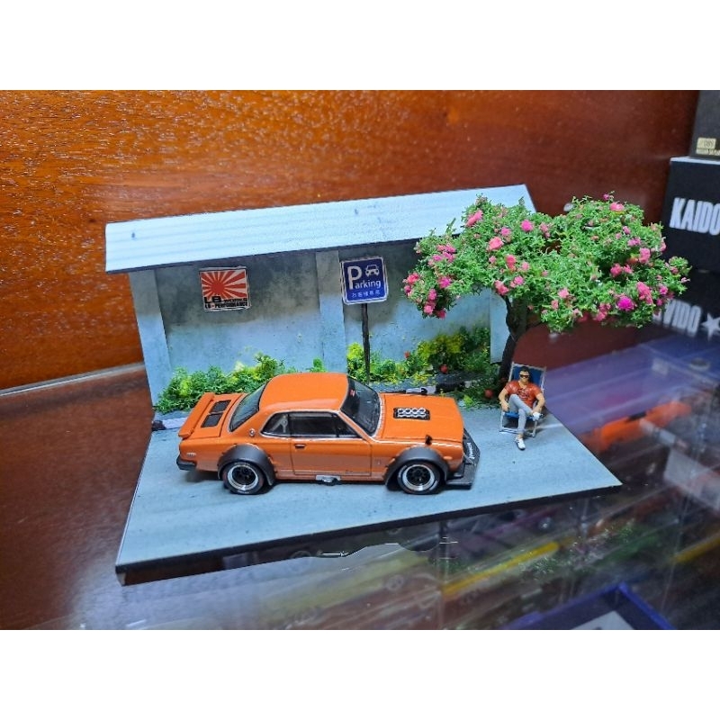 diorama 1:64 - mini dio + cây