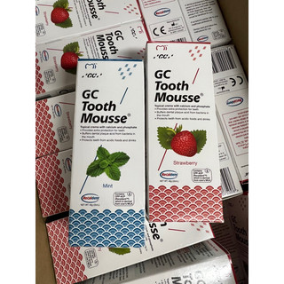 Gel bôi giảm ê buốt gc tooth mousse vị bạc hà - dâu
