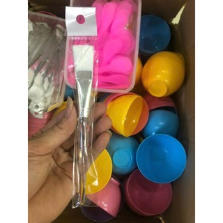 Bộ Bát -Thìa - Chổi Silicon Đắp Mặt Nạ Spa