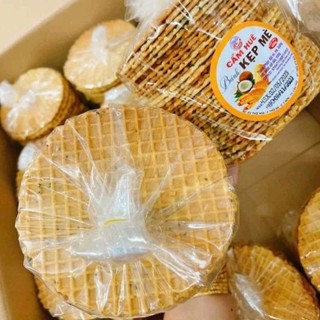 Bánh kẹp mè nước cốt dừa giòn béo Cẩm Huê 500g (~40 cái) thơm ngon giòn béo