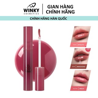 3CE Drop Glow Gel 4g Son bóng dạng gel rạng rỡ đôi môi | Official Store Winky cometics