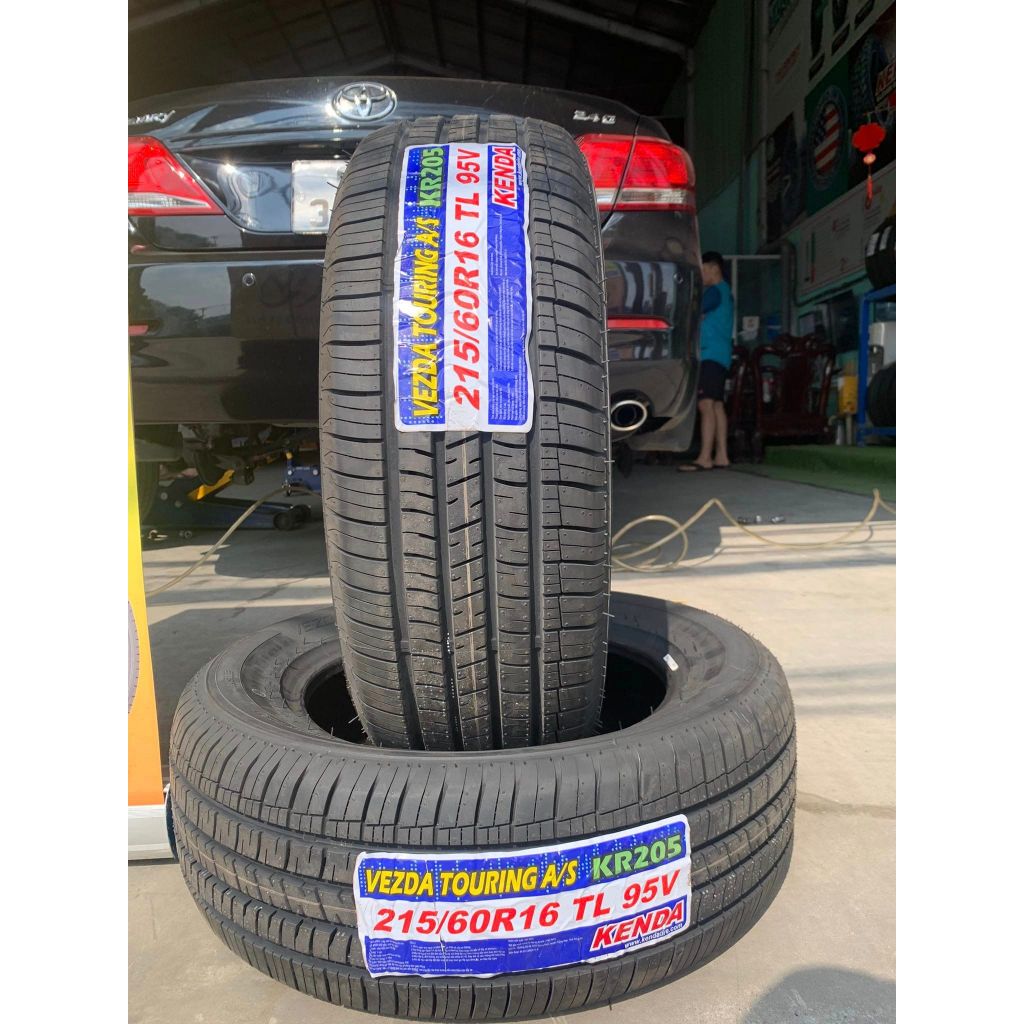 Lốp ô tô 215/60R16 Kenda Touring KR205 - Dành cho Toyota Camry, Mitsubishi Grandis, MG ZS