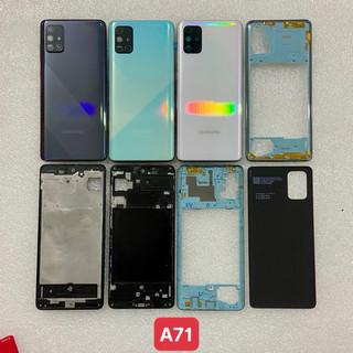 Bộ xương vỏ samsung A71 zin