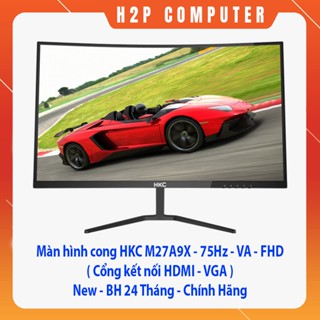 Màn hình máy tính HKC 27 Inch Cong M27A9X FHD 75Hz Gaming (Đen) - Full HD - New - Chính Hãng - BH 24 Tháng
