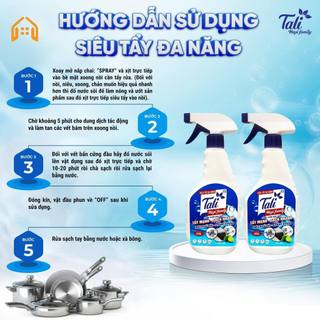 Xịt Tẩy Đa Năng Tali 500ML