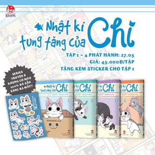 Truyện tranh - nhật ký tung tăng của chi - trọn bộ 4 tập - nxb kim đồng