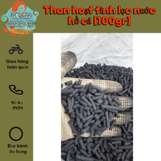 Than hoạt tính lọc nước hồ cá [100gr]