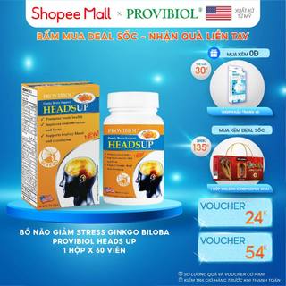 Bổ não giảm stress ginkgo biloba Provibiol Heads Up 60 viên