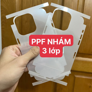 dán PPF Nhám 3 lớp loại xịn full lỗ loa cho lp 7p/8plus đến 14promax