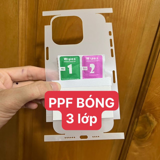 [CÓ Ip15promax] Film dán PPF bóng loại xịn phủ full 100% máy