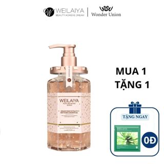 Sữa tắm trắng da cánh hoa hồng Damask Weilaiya Grand Rose Extracts Whitening Shower Gel 450ml