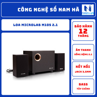 Loa Microlab M105 2.1 Thiết kế sang trọng Tương thích nhiều thiết bị