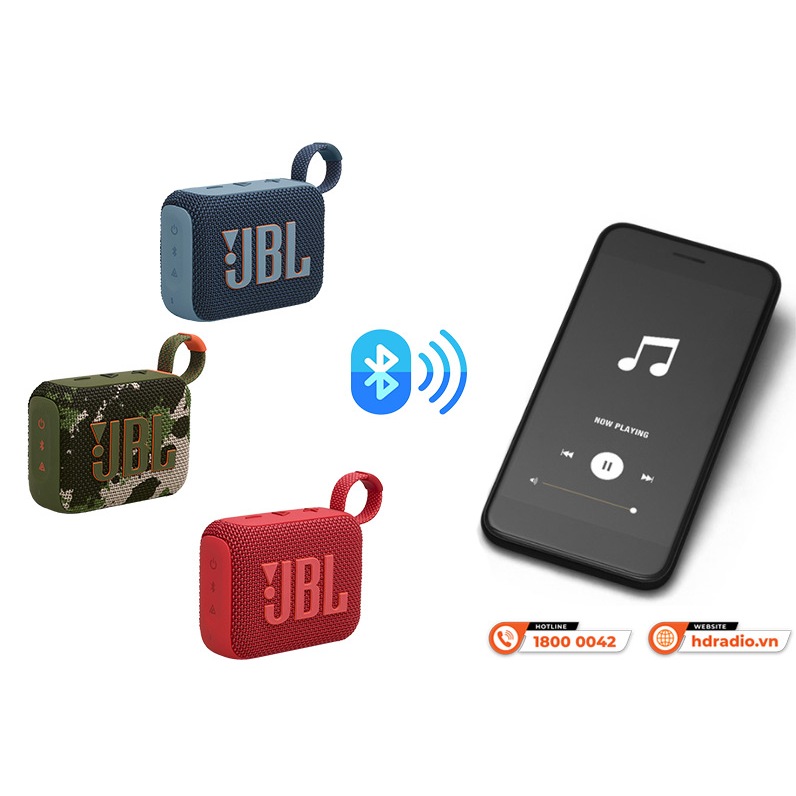Loa Bluetooth Không Dây JBL Go 4 Nhỏ Gọn Tiện Lợi Chống Nước IP67 - Chơi Nhạc 5H - Bluetooth 5.1 - Bass Căng | BigBuy360 - bigbuy360.vn