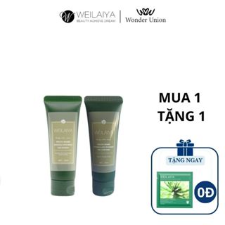  Cặp dầu gội đầu và dầu xả tóc MINI thảo dược Weilaiya gừng hà thủ ô giúp dưỡng đen và kích thích mọc tóc size du lịch 