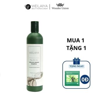 Dầu gội gừng trắng ngăn rụng và kích mọc tóc Weilaiya Ginger Shampoo 400ml