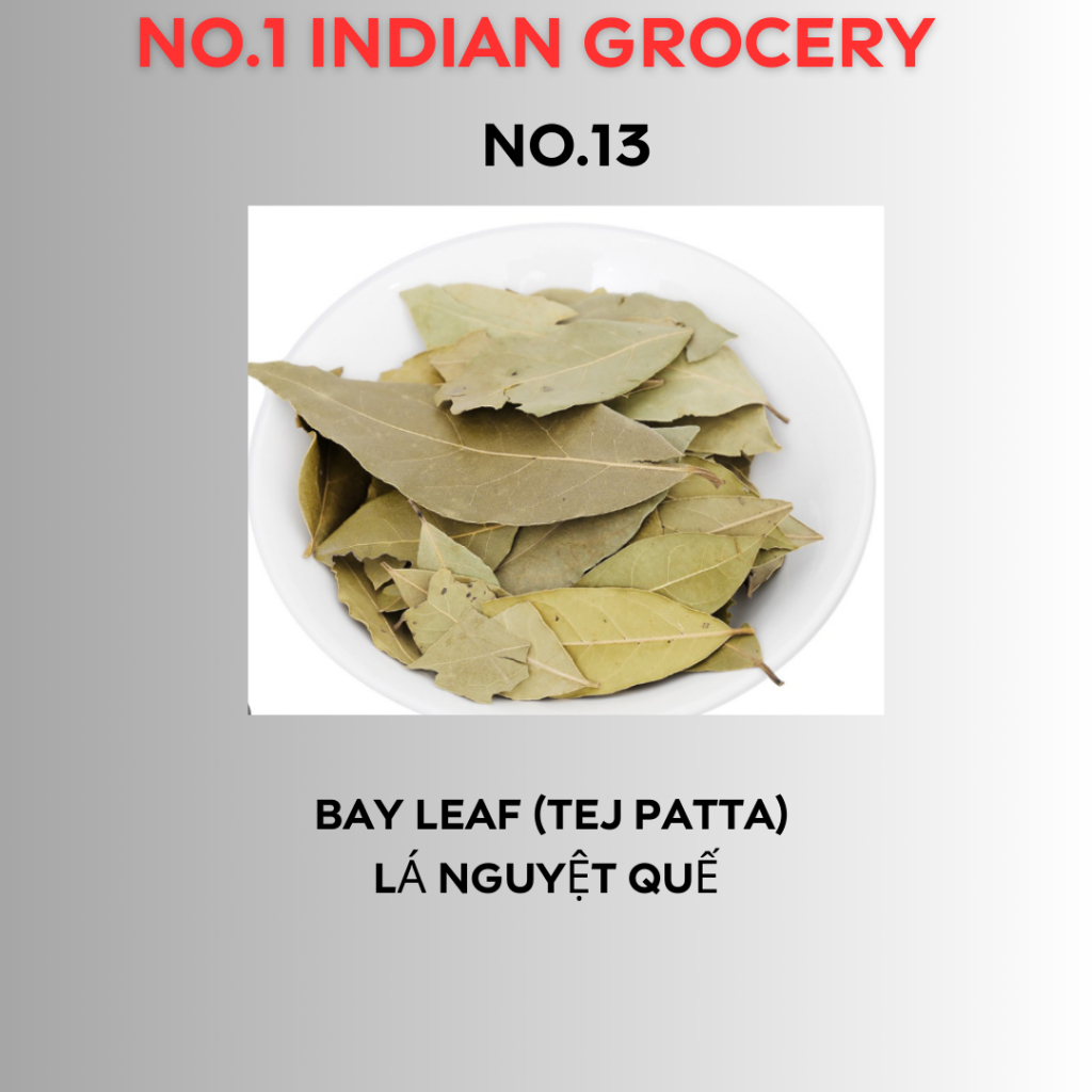 Lá Nguyệt quế (bay leaf )Ấn Độ 50gm