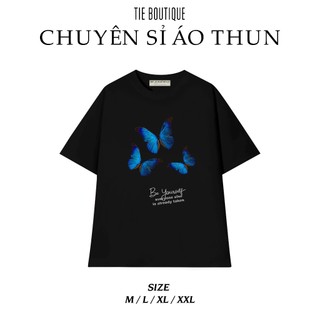 Áo thun 3 CON BƯỚM Áo Phông Be Yourself Unisex Nam Nữ Mẫu Chất