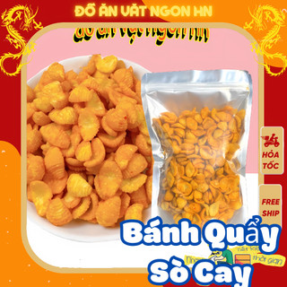 Bánh quẩy bim bim sò cay 500g bánh ăn vặt tuổi thơ ngon giòn giá rẻ