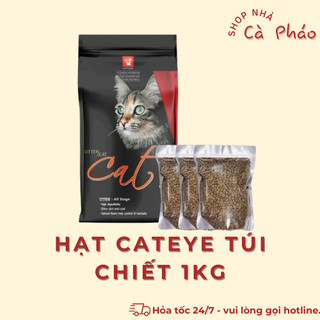 Hạt thức ăn mèo cateye túi chiết 1kg