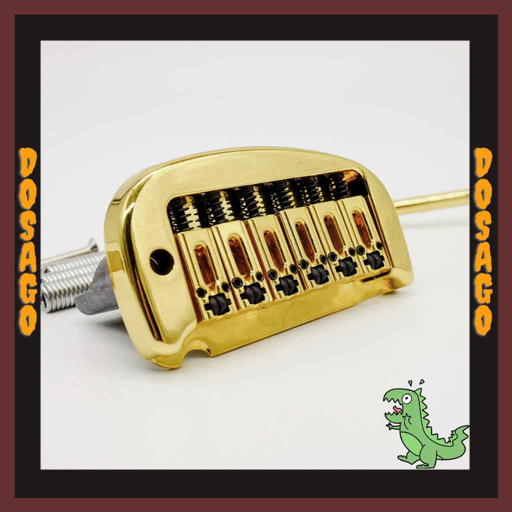 Ngựa đàn guitar điện Bridge Golden nhún một chiều lỡ và ngựa đóng chén cho đàn guitar cổ nhạc