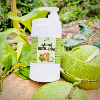 Dầu xả bưởi dừa nha đam Thảo Anh kem ủ xả bưởi dừa phục hồi tóc hư tổn giúp tóc bóng mượt vào nếp