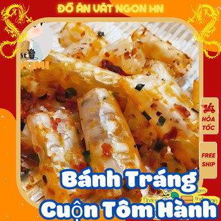 Bánh tráng cuộn tôm hành tây ninh đồ ăn vặt cổng trường giá rẻ