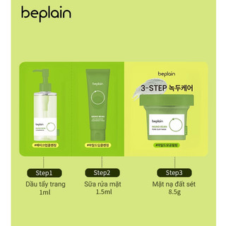 Mẫu thử beplain sample làm sạch 3 bước chiết xuất từ đậu xanh