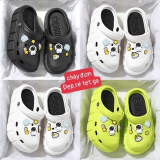 Sục Cross Đế độn 6cm Tặng kèm Sticker giấc mơ sao hỏa phi hành gia cao su 2D