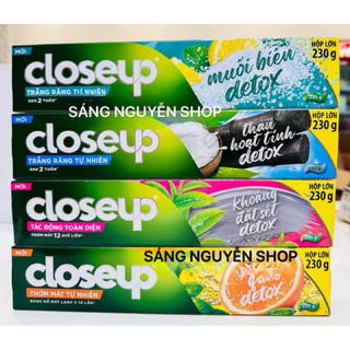 Kem Đánh Răng Closeup Vị Dừa/Muối Biển/Dầu Quất 180g