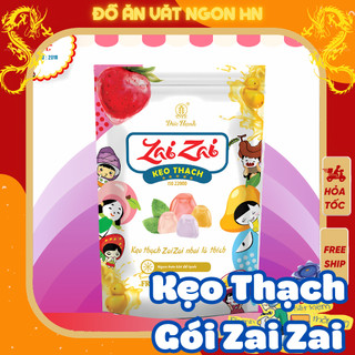 Kẹo Thạch Zai Zai gói 320g thạch rau câu zai zai mix vị trái cây thơm ngon hấp dẫn