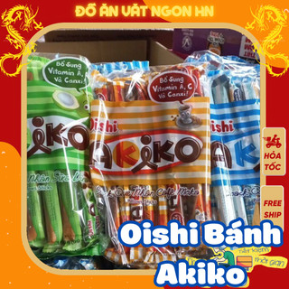 Bánh que Akiko Oishi snack que nhân các vị