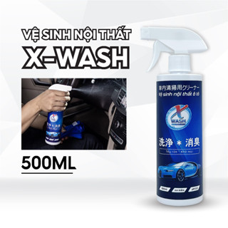Chai Xịt Vệ Sinh Nội Thất Ghế Da Ô Tô Xwash, Vệ Sinh Sofa, Làm Sạch & Khử Mùi Nội Thất Xe Hơi 200ML/500ML