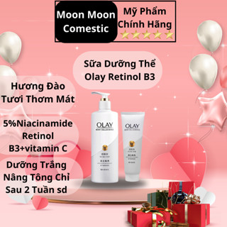 Sữa Dưỡng Thể Olay Retinol B3 Bright Ultra Whitening , Kem Body Nâng Tông Trắng Da Dưỡng Ẩm Toàn Thân