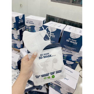 Thùng 100 chiếc Khẩu Trang 5D BC Mask 3 Lớp Kháng Khuẩn Cao