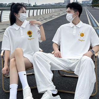 Áo polo đôi Hoa mặt trời Neocouple
