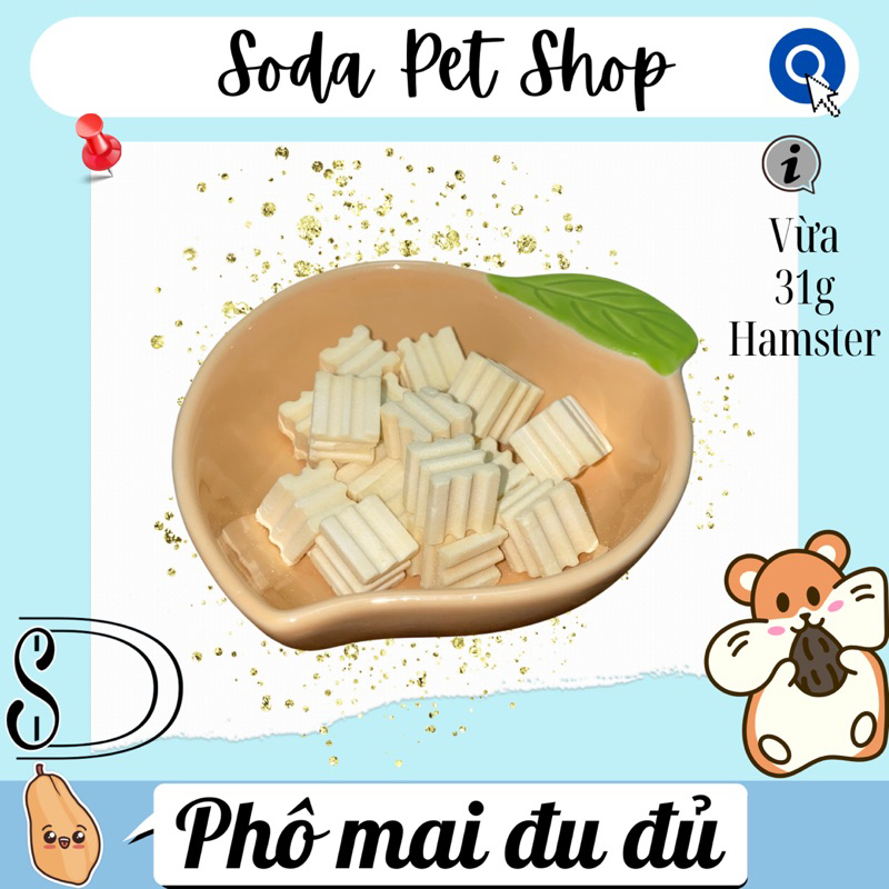 Phô Mai Đu Đủ Cho Hamster