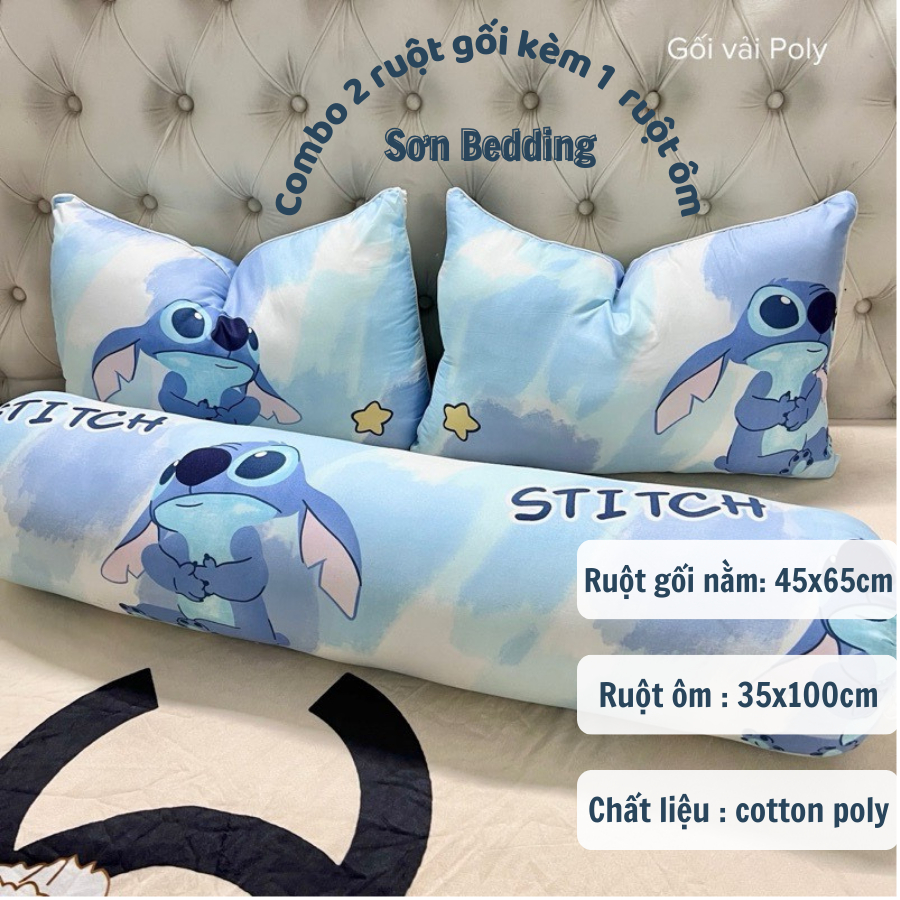 COMBO 2 RUỘT GỐI NẰM KÈM 1 GỐI ÔM
